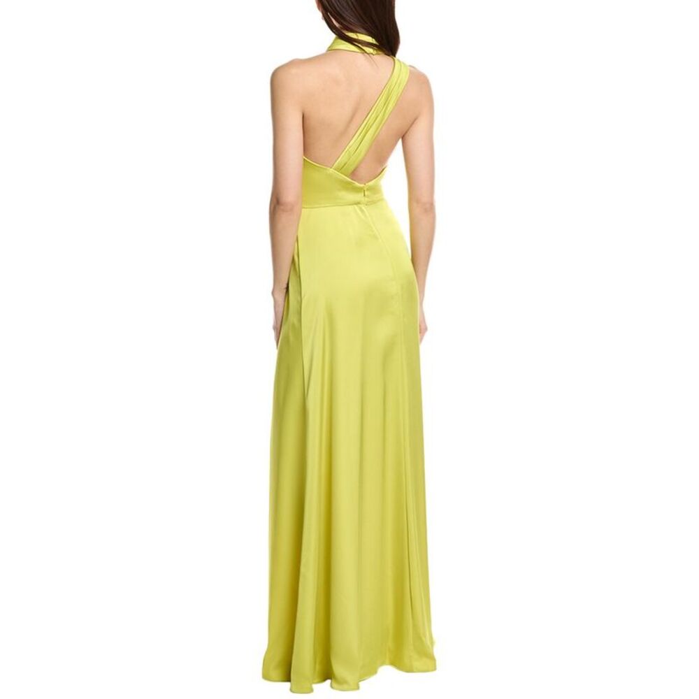 Amur Womens  Allen Strappy Gown, Green - Picture 2 of 3
